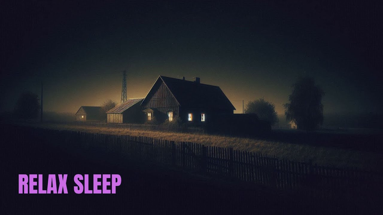 FARM NIGHT 🌾 | Dark Ambient for Quiet Rural Sleep