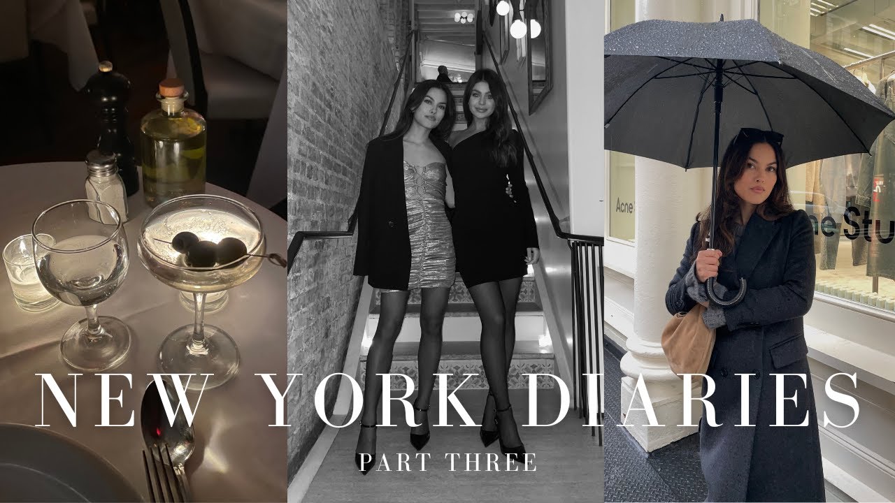 NEW YORK DIARIES | Rainy day in SoHo, what to eat in NYC, MoMA visit & girls night out