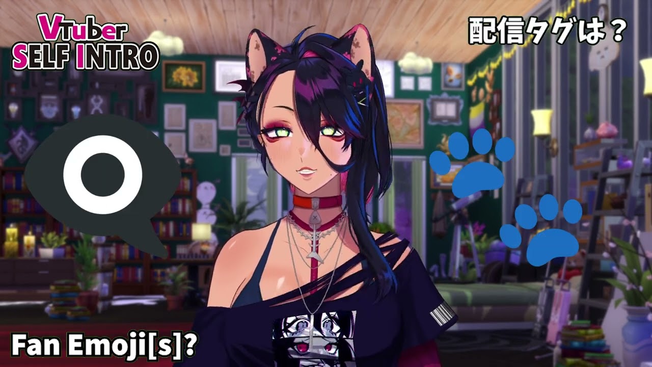 【Self-introduction English】Vtuber Q&A Self Introduction 【CatLophe】