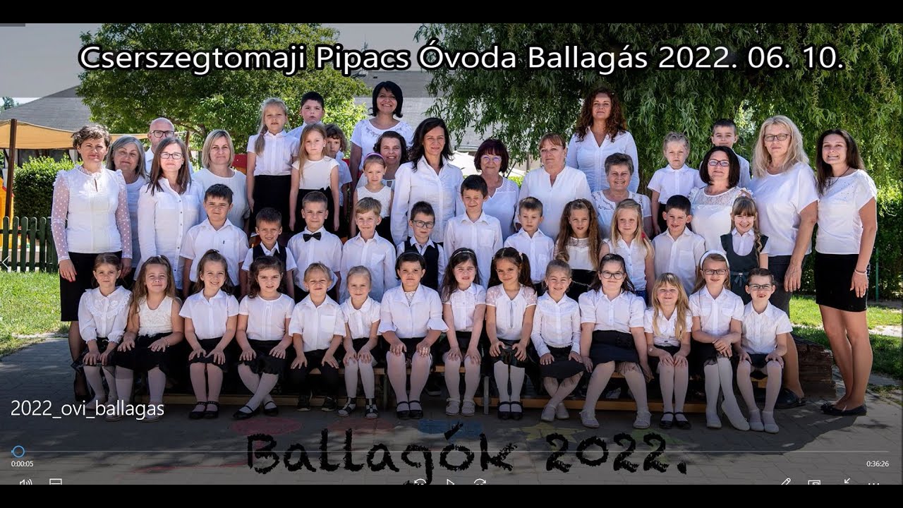 Cserszegtomaji Pipacs Óvoda Ballagása 2022.