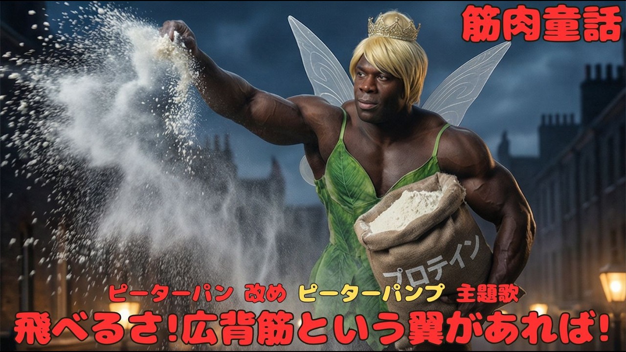 筋肉童話 ピーターパン 改め ピーターパンプ 主題歌『飛べるさ！広背筋という翼があれば！』