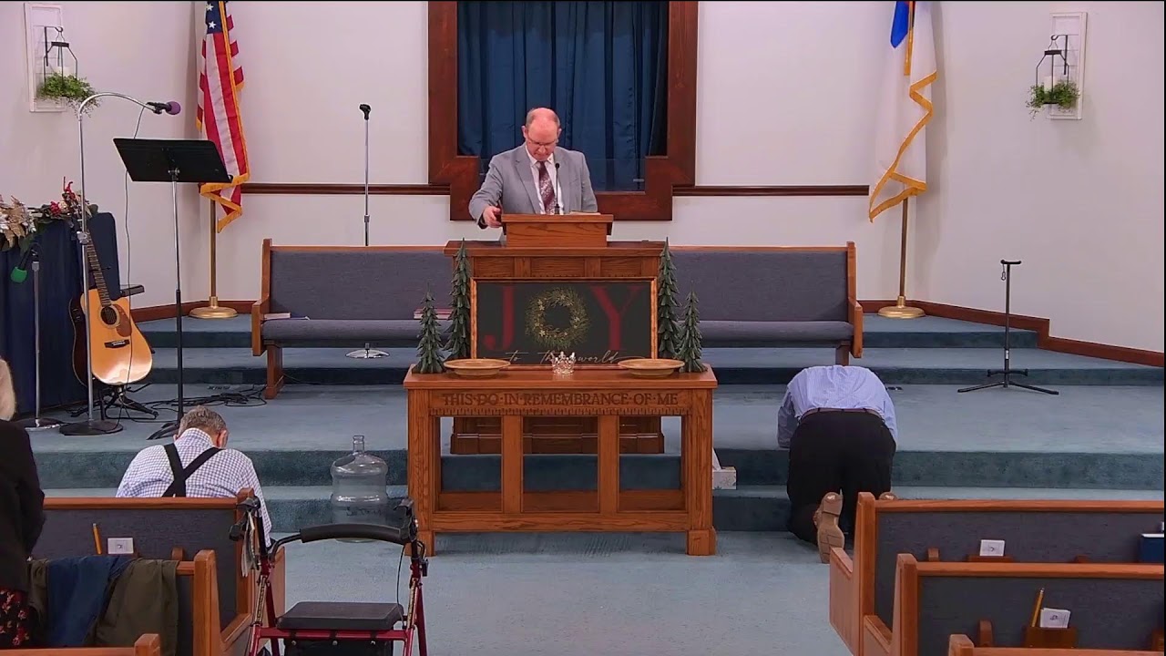 Sunday morning service