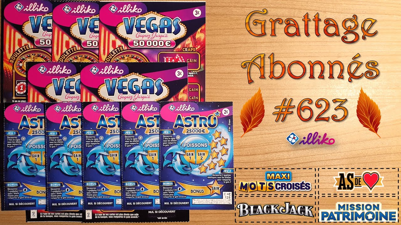 ⭐ Grattage Abonnés #623 • FDJ/Illiko ⭐