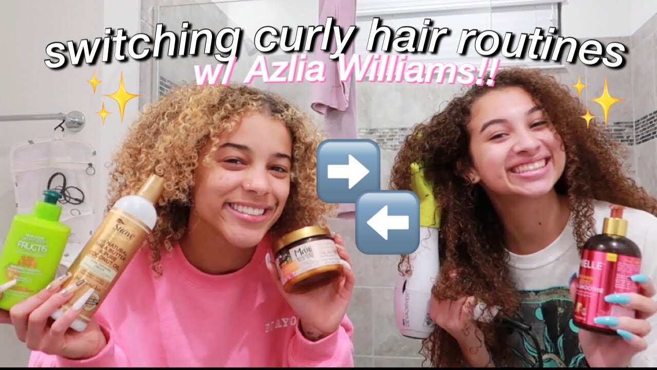 Switching Curly Hair Routines w/ Azlia Williams! 💖 | Alyssa Howard