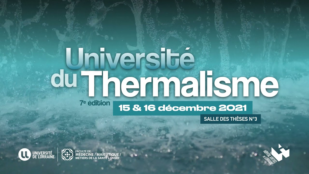 7&egrave;me universit&eacute; du thermalisme