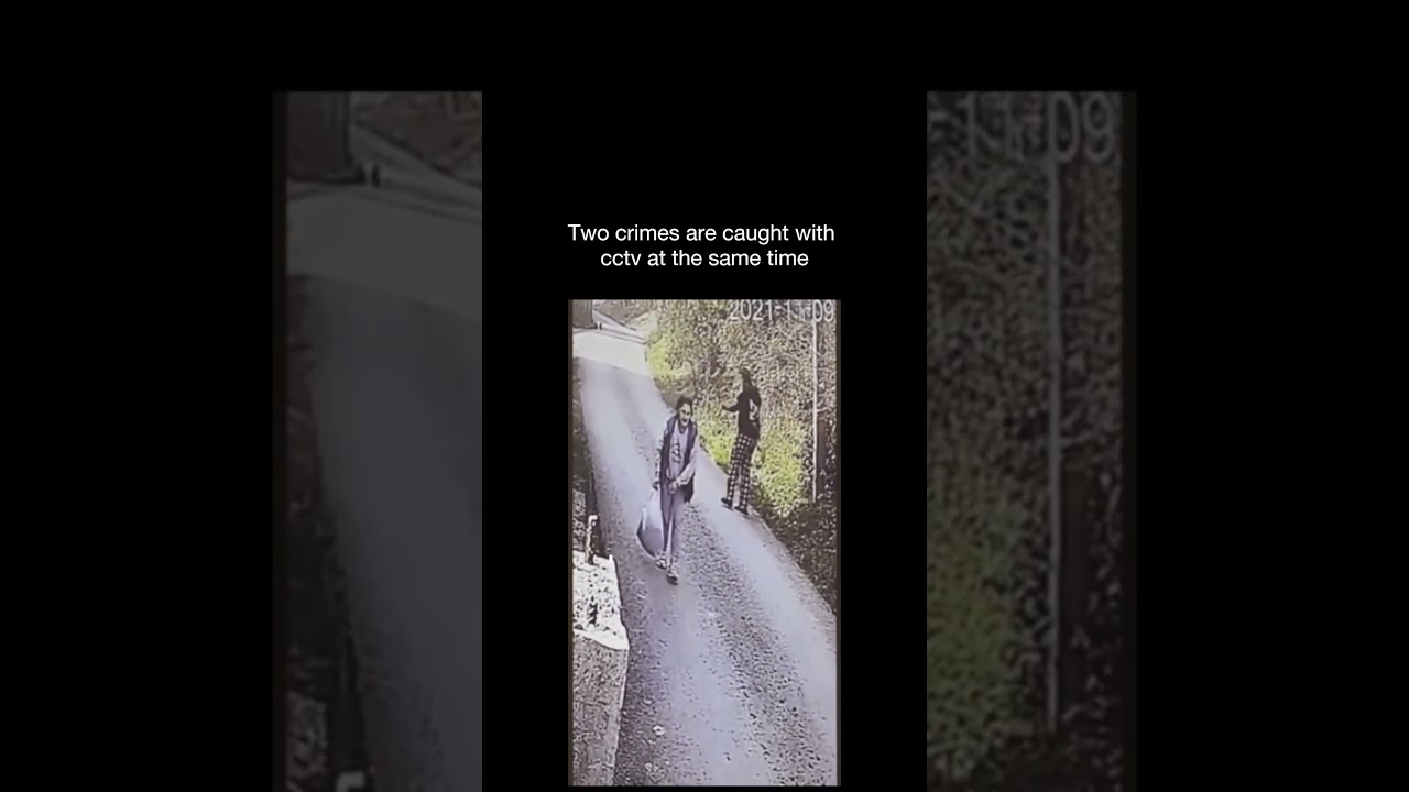 Two crimes at the same time♾️ #disturbing #caughtoncamera