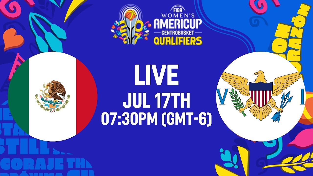 MEX v ISV | Full Basketball Game | FIBA Women's AmeriCup 2027 Centrobasket Qualifier 2026