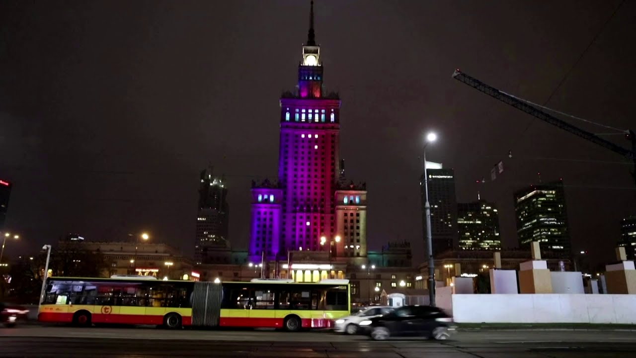 An LGBT light show isn't enough say Polish activists