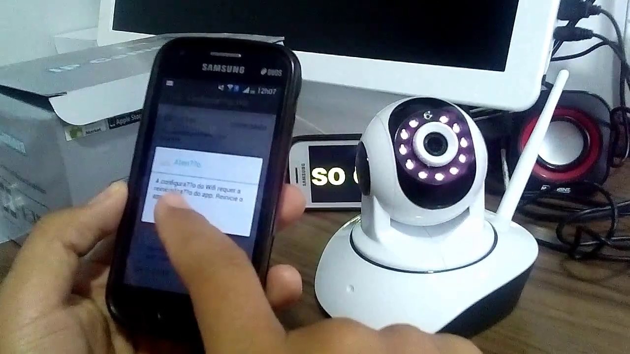 CONFIGURANDO CÂMERA IP WIFI RG-IP03 NO CELULAR + ACESSO REMOTO