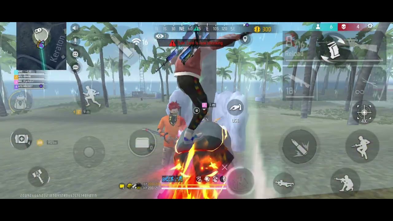 Free Fire Tournament Highlights 😎💣💥😎(TEAM NXE) 