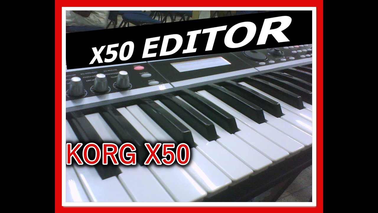 X50 Editor (VST) - KORG X50