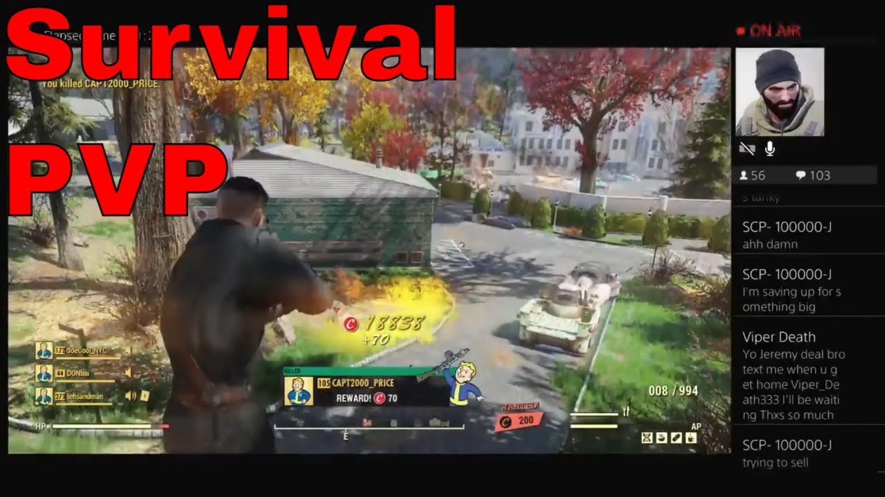 Bullying Survival Servers (Allegedly wasn't a PVPer?) - Fallout 76