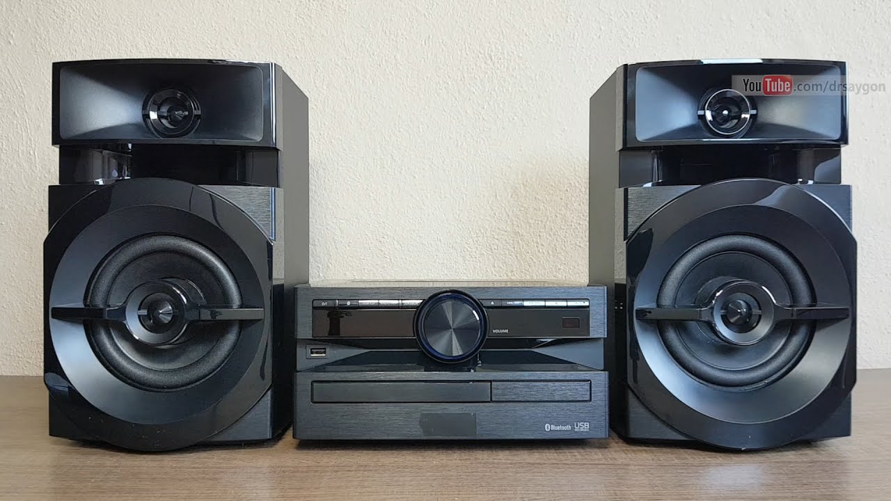 Panasonic AKX100LBK 250W Mini System Unboxing resenha funcionalidades ligando pela primeira vez