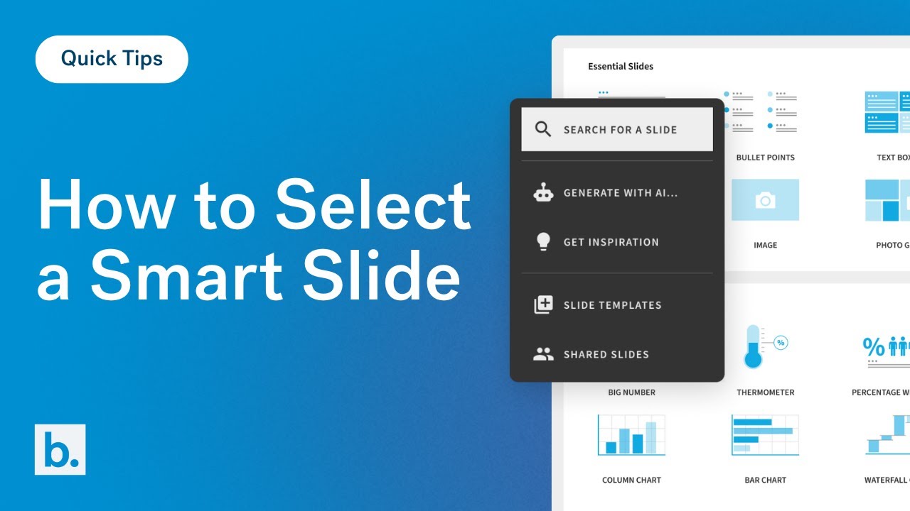 How to Select a Smart Slide in Beautiful.ai