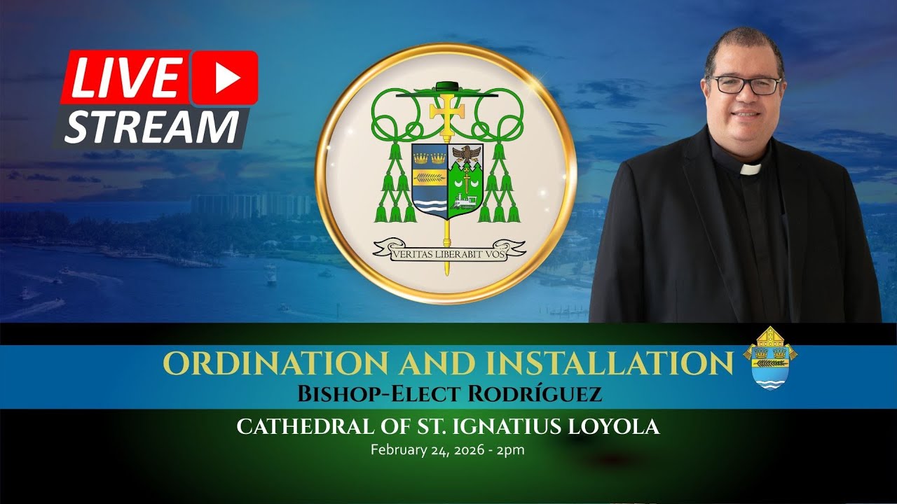 WATCH LIVE: Ordination and Installation of Bishop-Elect Rodríguez - February 24, 2026, 2PM