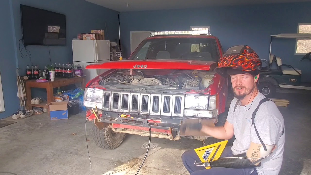 grand cherokee winch bumper pt.2