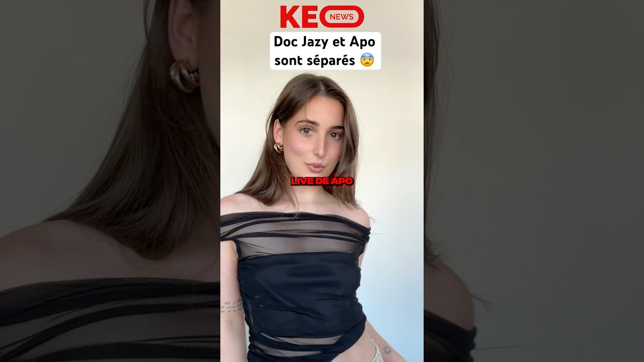 DOC JAZY ET APO SONT S&Eacute;PAR&Eacute;S 😨 (Trop triste&hellip;) #shorts #docjazy #apo #springonyoutube #tiktok
