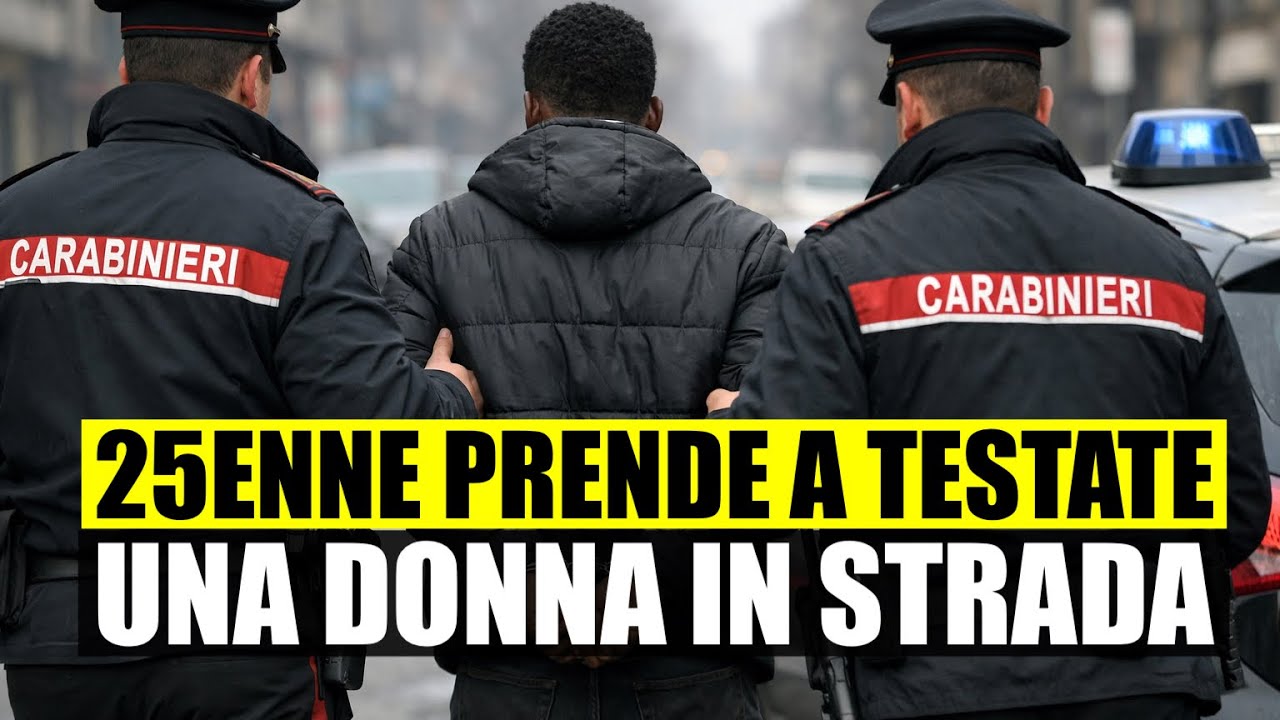 TERRORE IN STRADA: 25ENNE AFRICANO DA UNA TESTATA A UNA DONNA E LA MINACCIA CON UN’ASCIA - VARESE