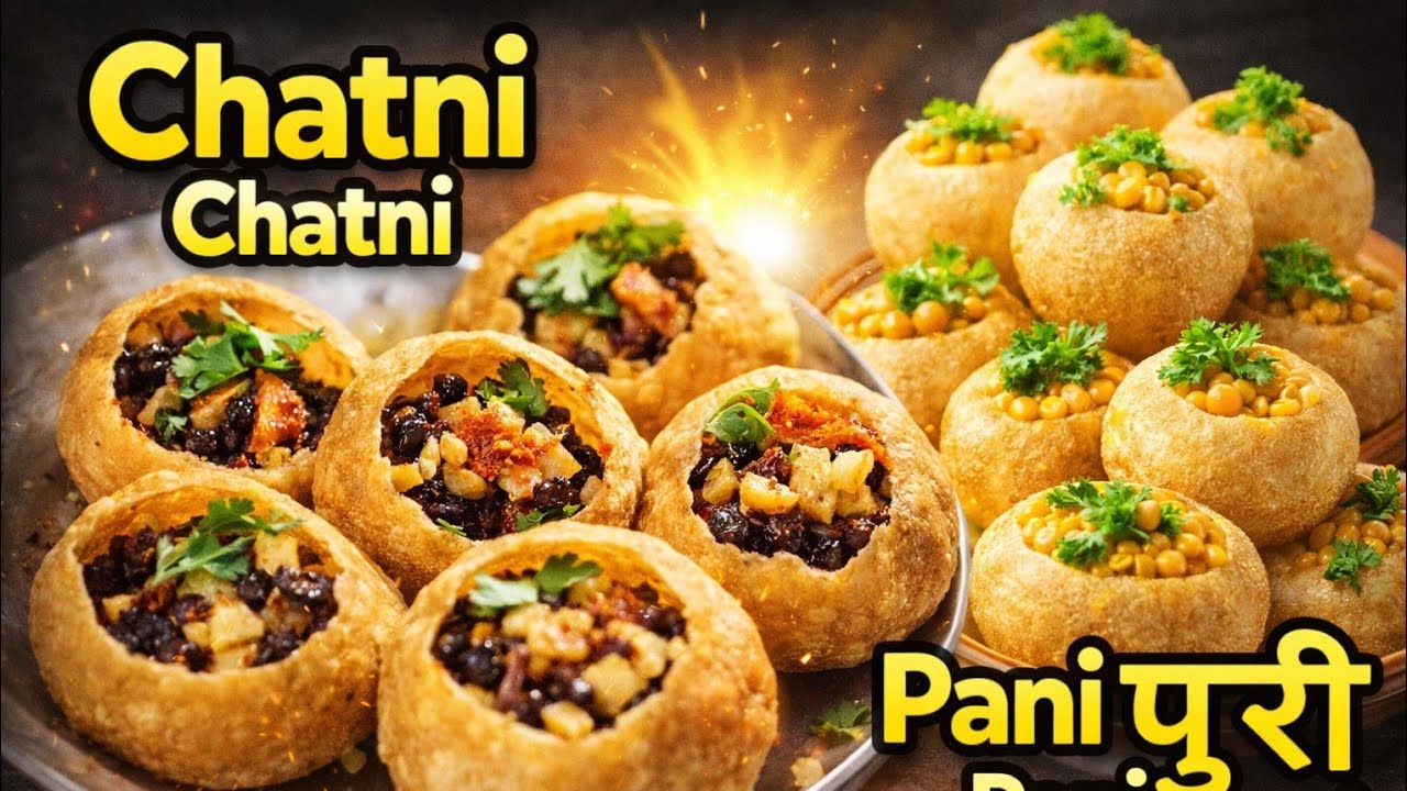 खट्टा मीठा चटनी पानी पूरी बनाने की आसान विधिSweet & Spicy Chutney Pani Puri Recipe #methipanipuri