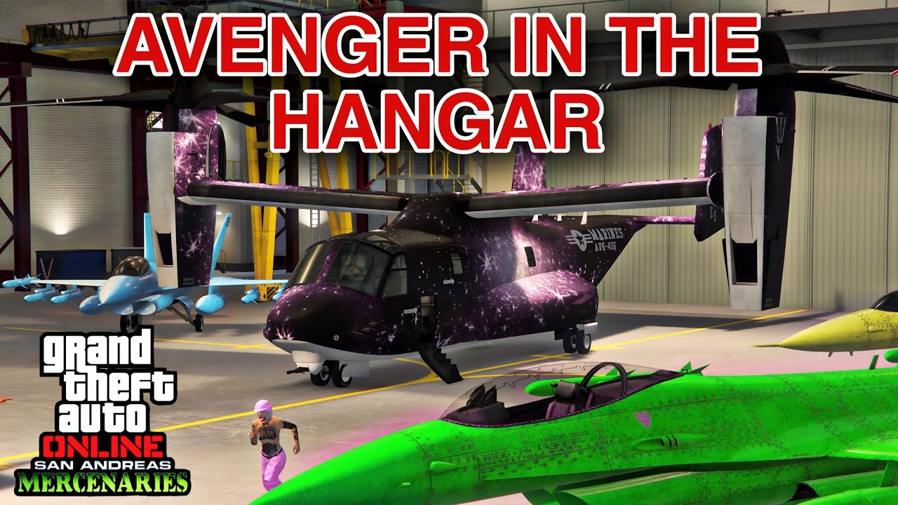 MODIFICANDO AVENGER NO HANGAR - PARTE DA DLC GTA ONLINE (PS5) #dlc #gta5 #gtaonline