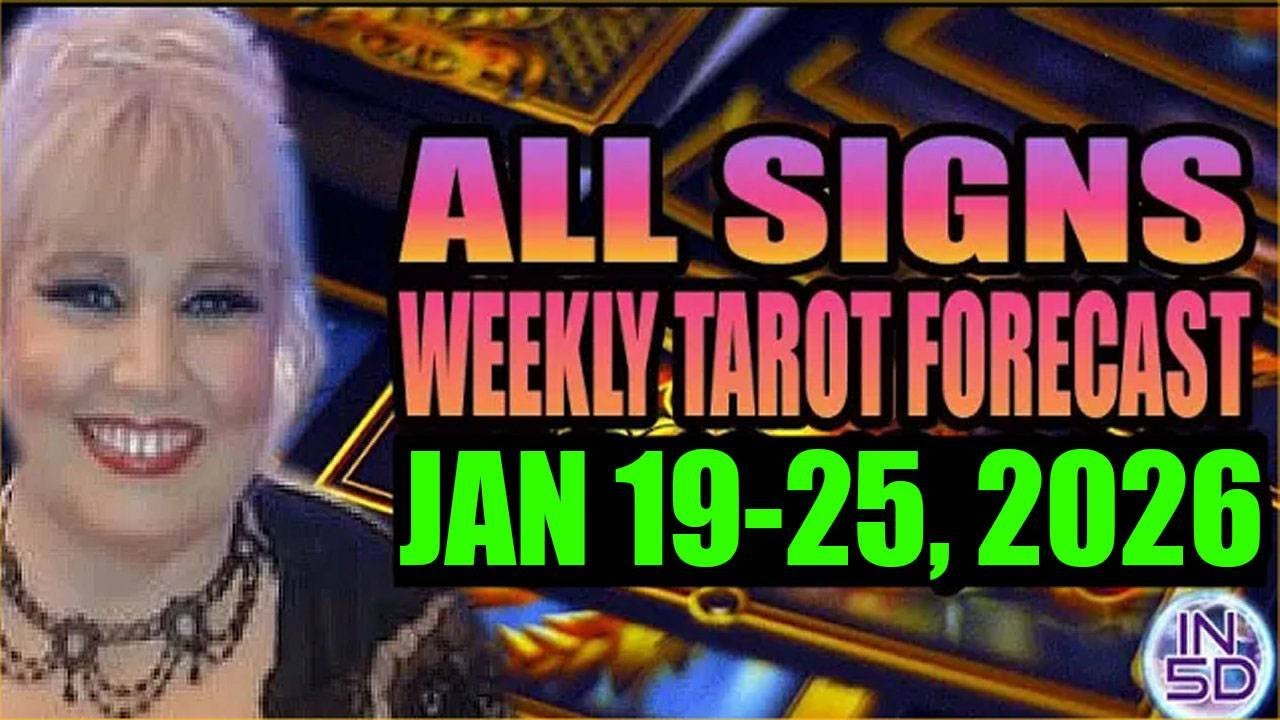 Jan 19-25, 2026 In5D Free Weekly Tarot PsychicAlly Astrology Predictions