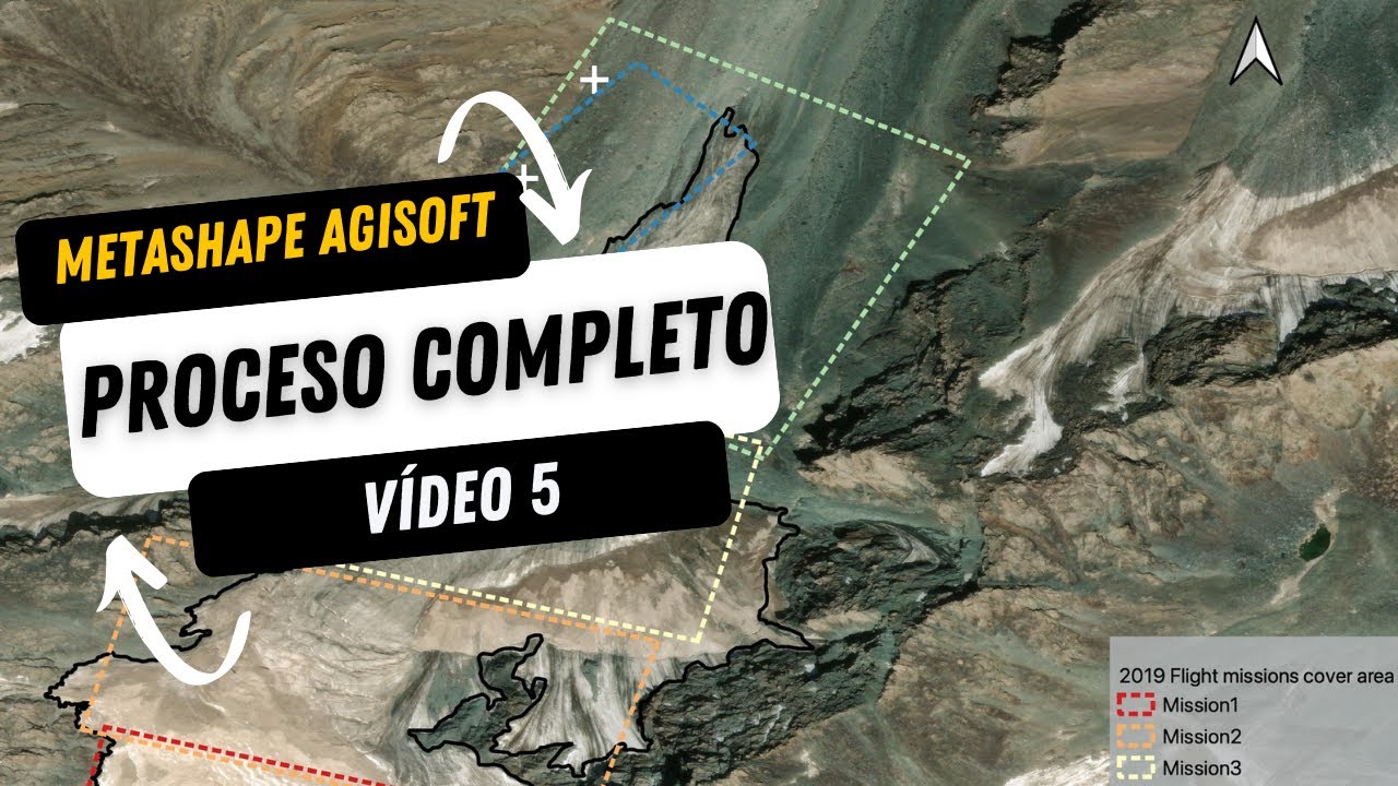 Creación de MDE y Ortofoto en Metashape Agisoft vídeo 5
