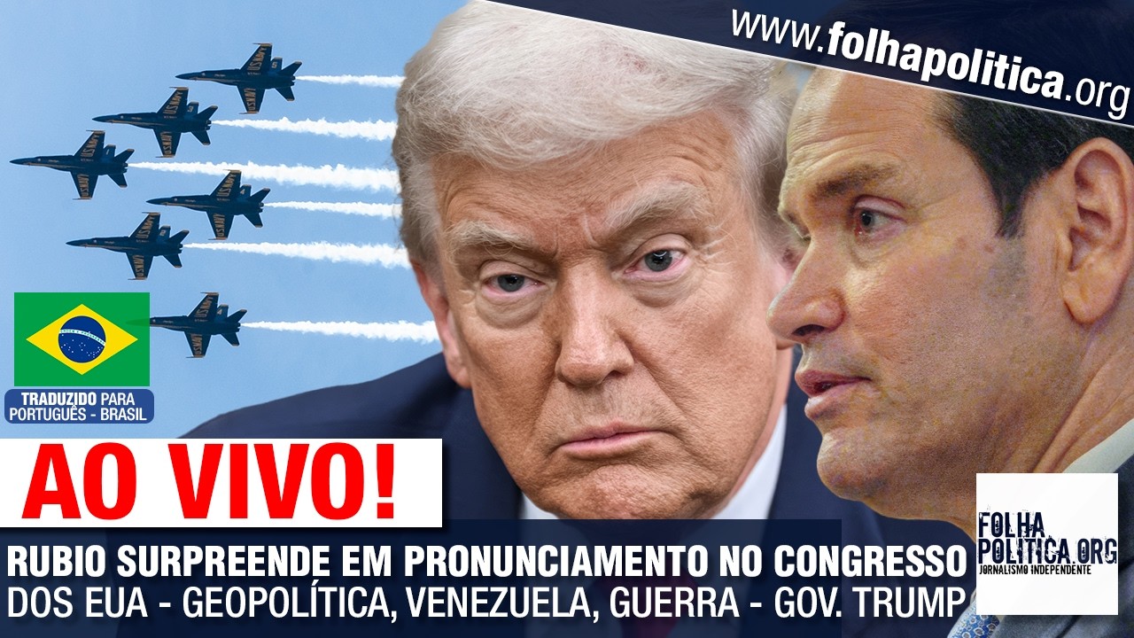 MARCO RUBIO SURPREENDE EM PRONUNCIAMENTO NO CONG. DOS EUA - GEOPOLÍTICA, VENEZUELA, GUERRA,  TRUMP