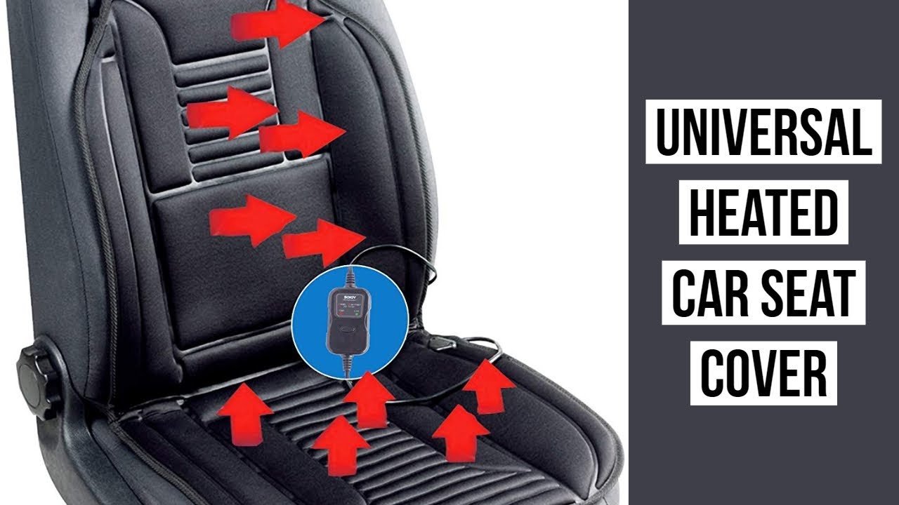 Sojoy Seat Cover ► Universal 12V Heated Car Seat ◄ Heated Car Seat Cushion