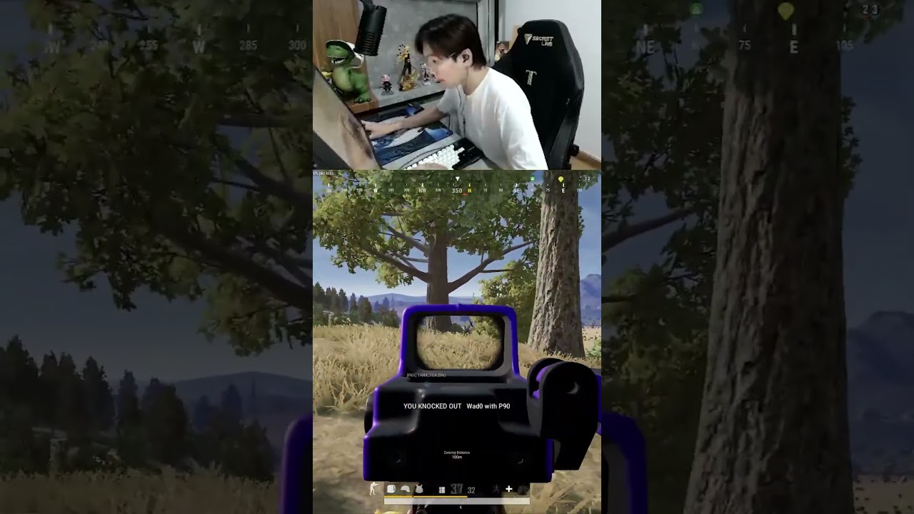 P90 รูดนิ่มๆ #Ezqelusia #EZQ #เบียวEZQ #กำแพง #PUBG #พับจี