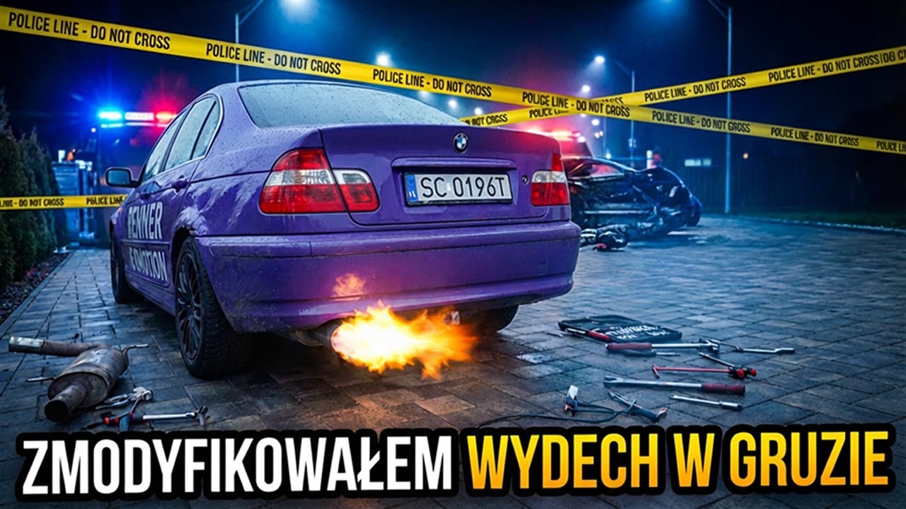 MODYFIKACJA wydechu w GRUZIE ! Fuszera na garażu XD