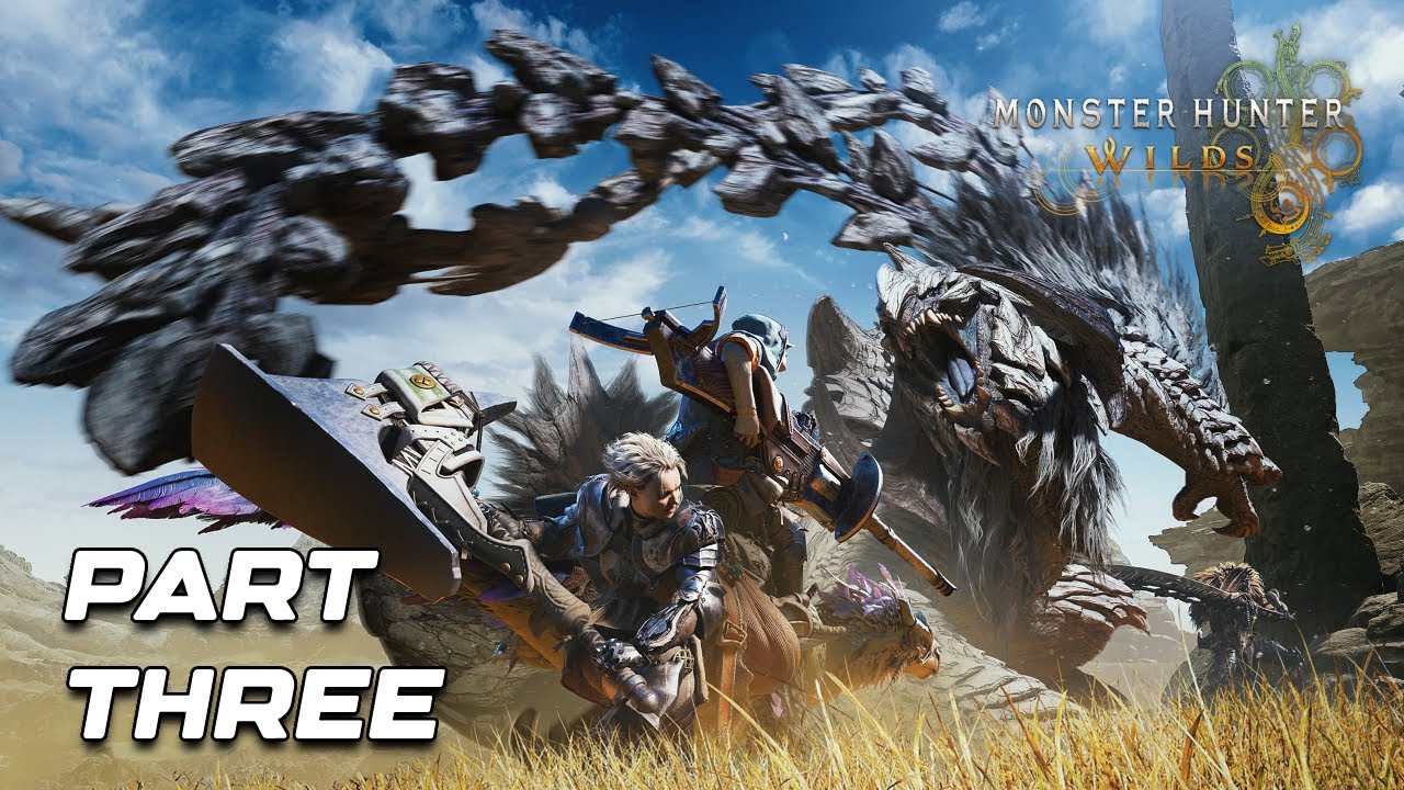 Monster Hunter Wilds Walkthrough Part Three - Was That A Giant Worm???