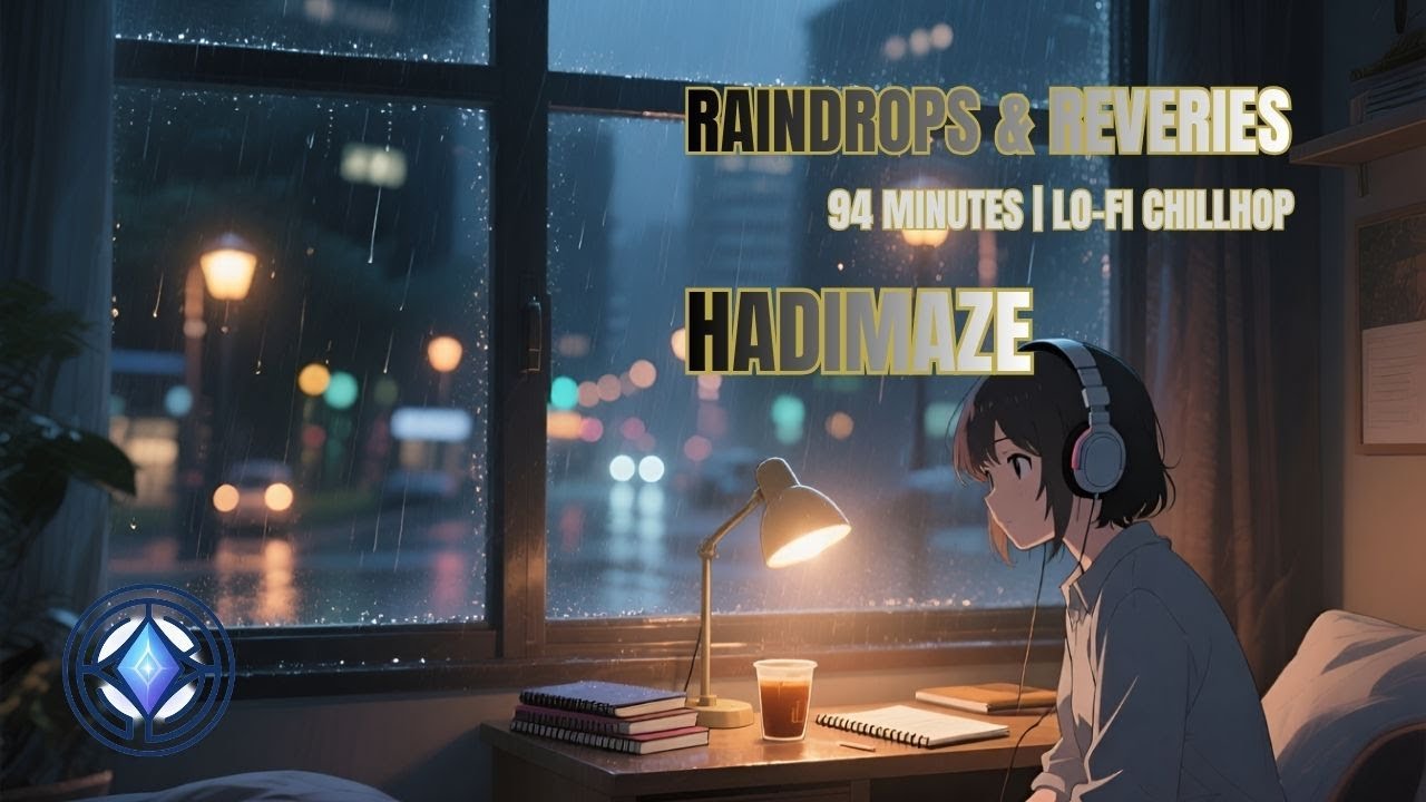 Raindrops & Reveries — 94 Minutes of Lo-Fi Chillhop for Study, Relax & Deep Focus | HADIMAZE