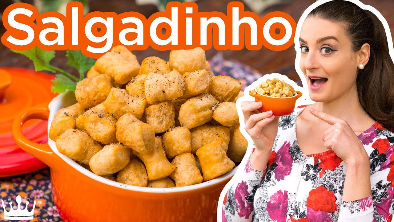 IMPOSSÍVEL COMER UM SÓ: SALGADINHO CASEIRO CROCANTE (
