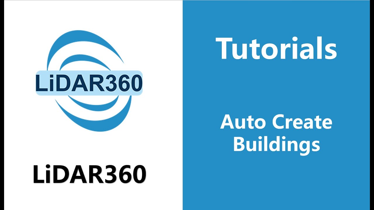 LiDAR360 (V7) - Auto Create Buildings | Building Modeling