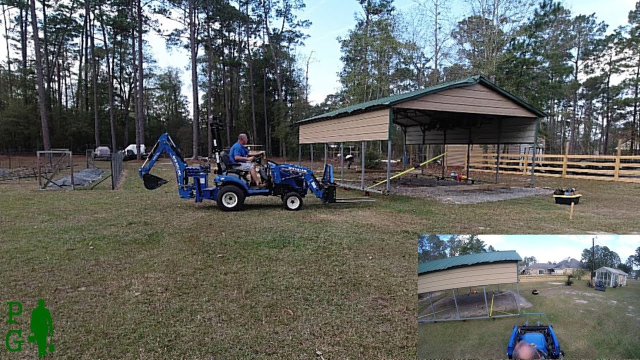 Moving the Metal Barn Building