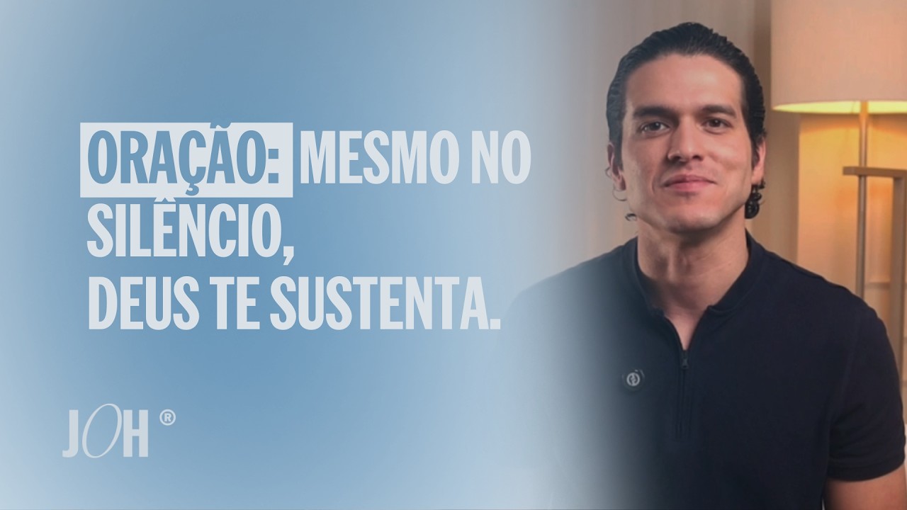 Mesmo no silêncio, Deus te sustenta. | JÁ OROU HOJE?