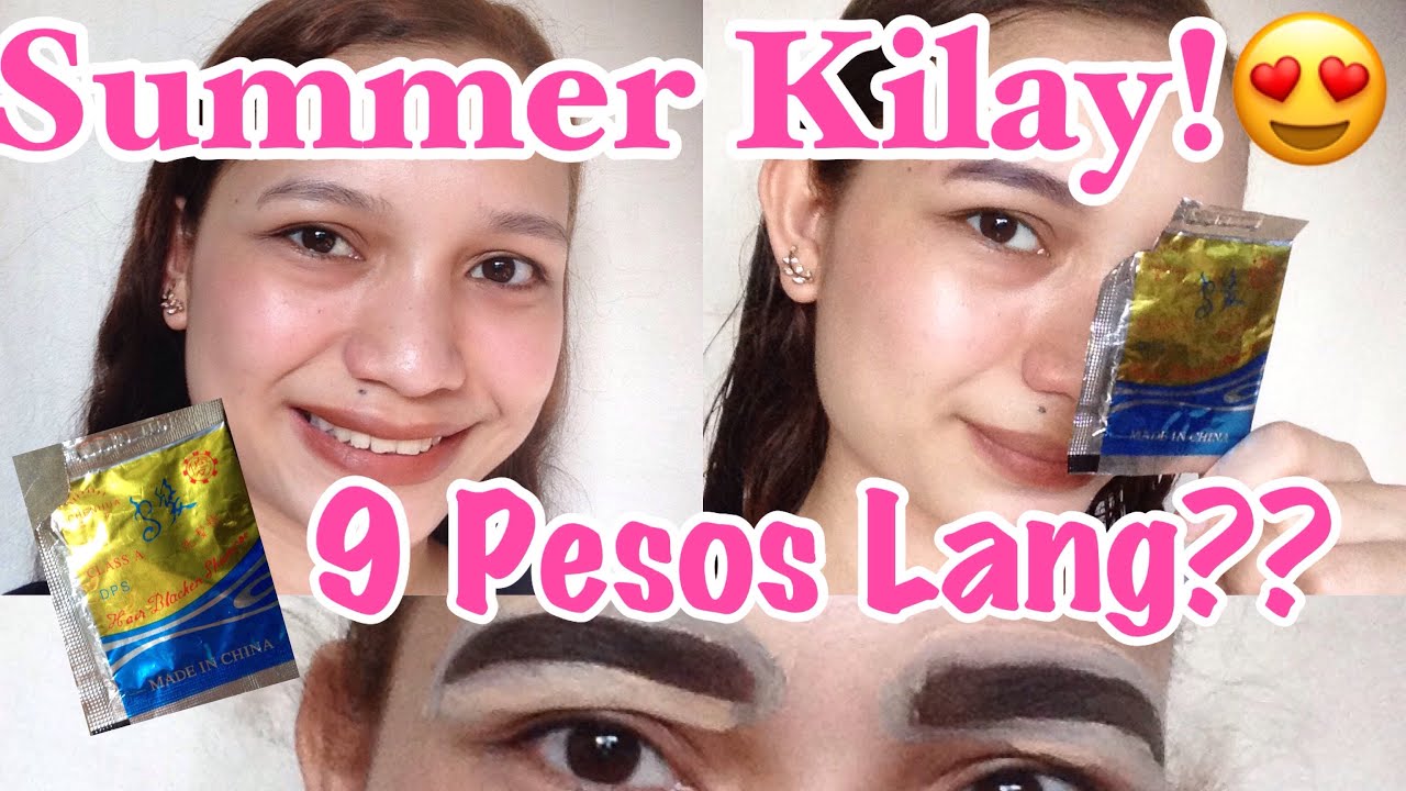 DIY EYEBROW TATTOO| 9 Pesos lang| Kilay na pang matagalan