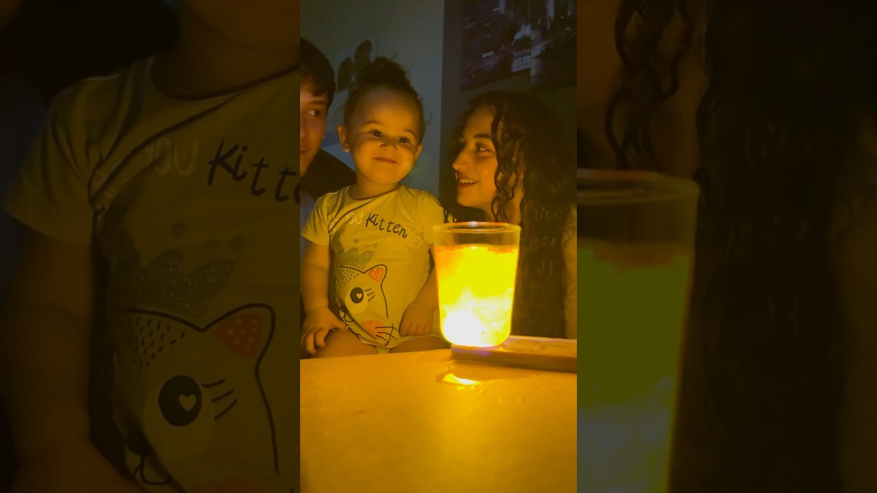 La magia del bicchiere, la reazione di Emma!😍❤️