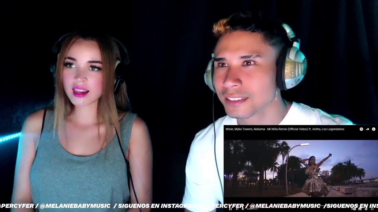 Wisin, Myke Towers, Maluma - Mi Niña Remix  ft. Anitta, Los Legendarios (  REACCION  )