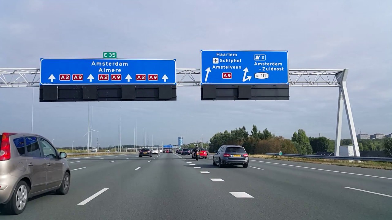 Dashcam Beelden Utrecht 》Amsterdam Via: A2.