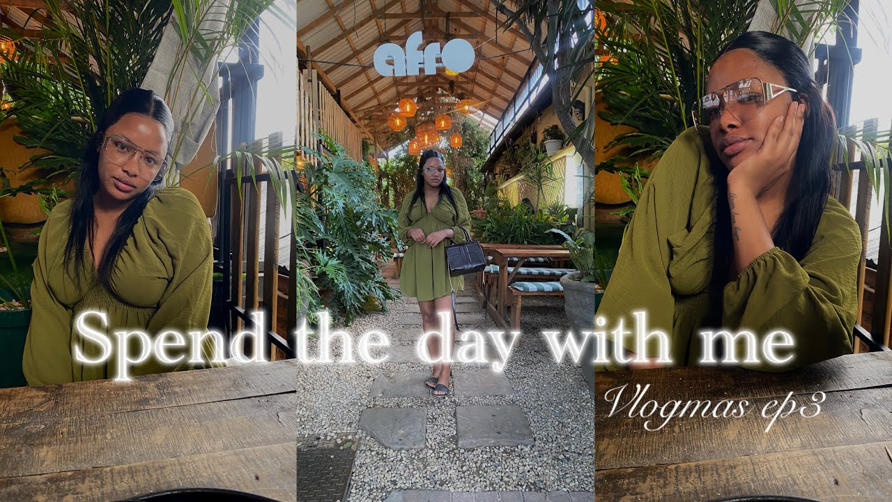 Vogmas ep3|| New hair ||Spend the day with me|| South African YouTuber|| Small creator ❤️