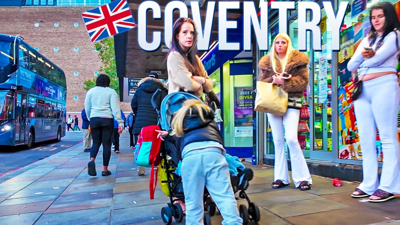 Quiet Autumn Walk: Coventry City Centre in 4K | October 2025