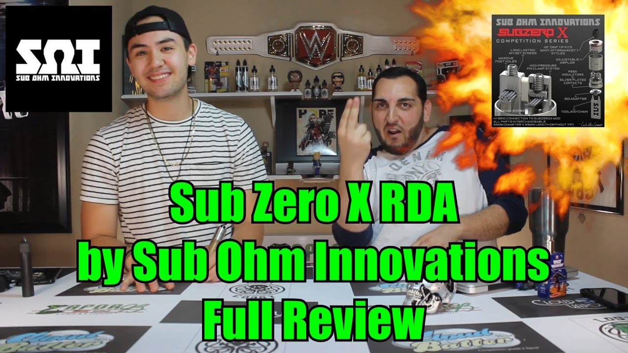 Newbie & The Beast Full Review - Sub Zero X Competition Series RDA by Sub Ohm Innovations
