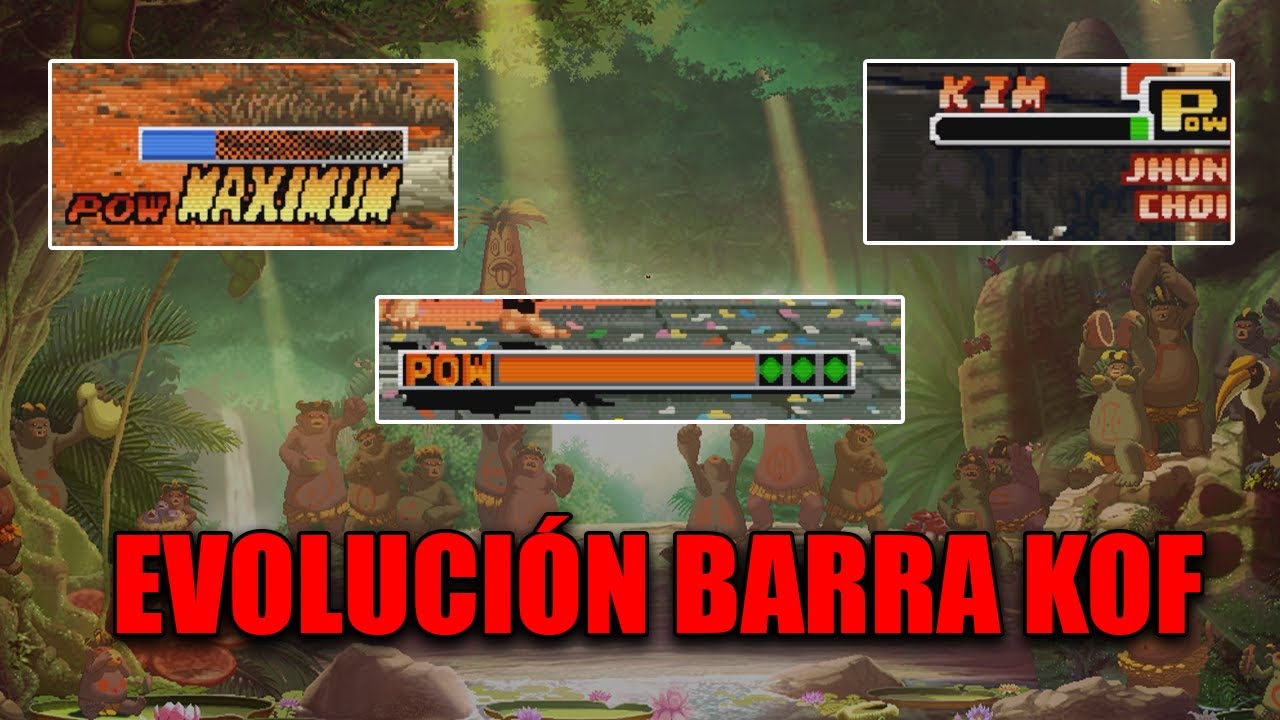 EVOLUCIÓN DE LA BARRA EN KOF