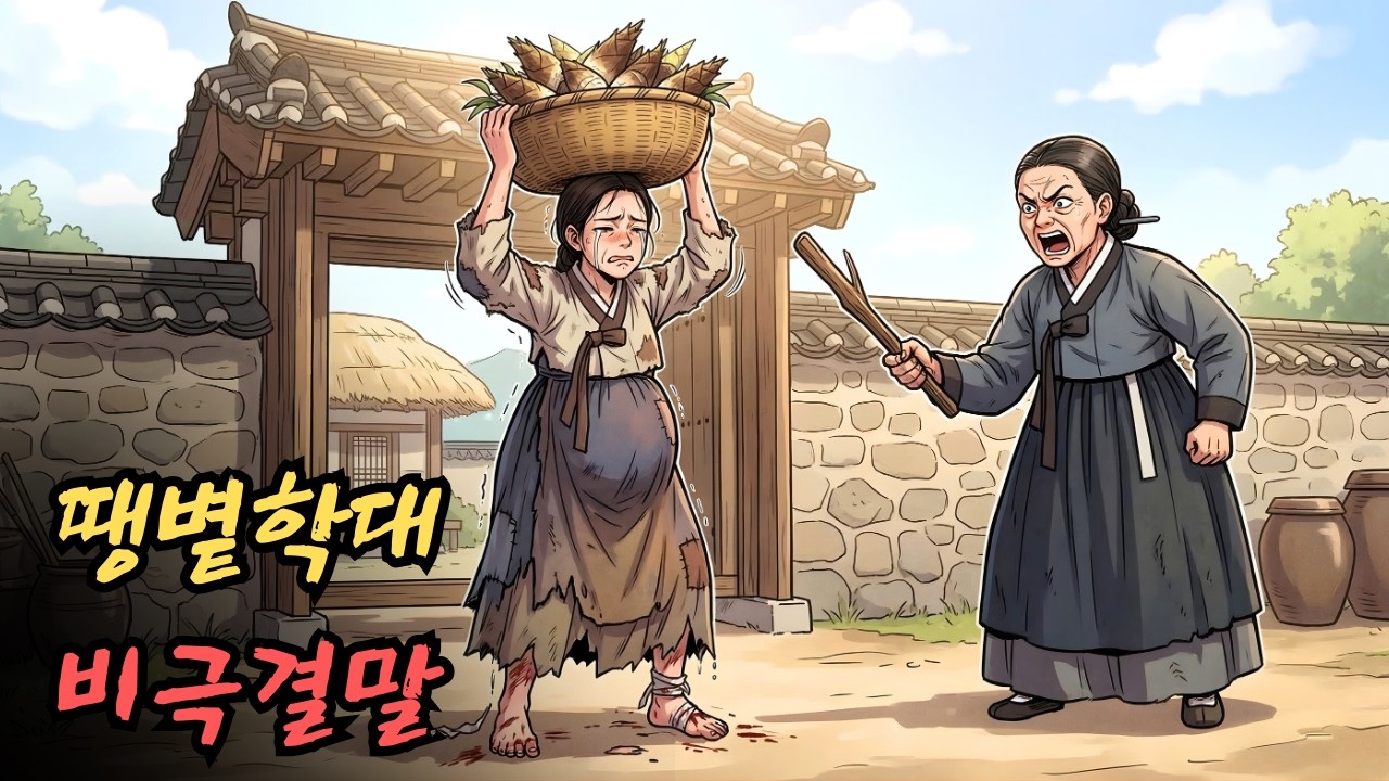 시어머니는 땡볕 아래서 임신한 며느리를 학대했고, 결국 비극적인 결과로 이어졌다. | 민담 | 전설 | 설화 | 옛날이야기