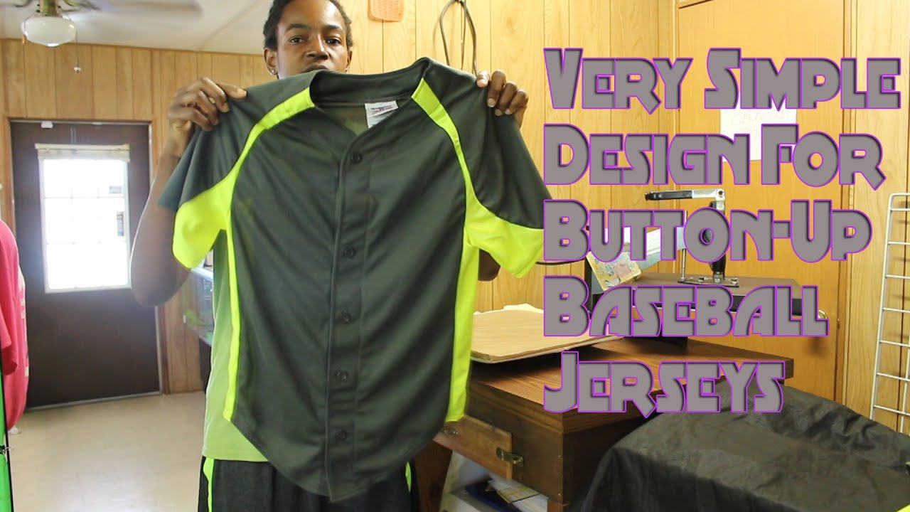 How to Print Button-up Baseball Jerseys the Easy Way