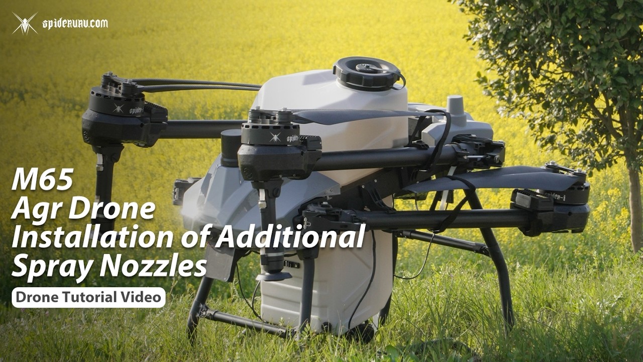 Agricultural Drone Extra Spray Nozzles Installation | Drone Beginner Tutorial