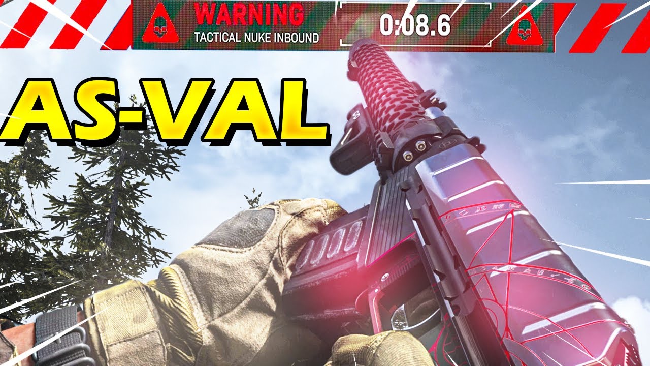 TACTICAL NUKE WITH NEW DLC WEAPON AS-VAL CALL OF DUTY MODERN WARFARE!!!