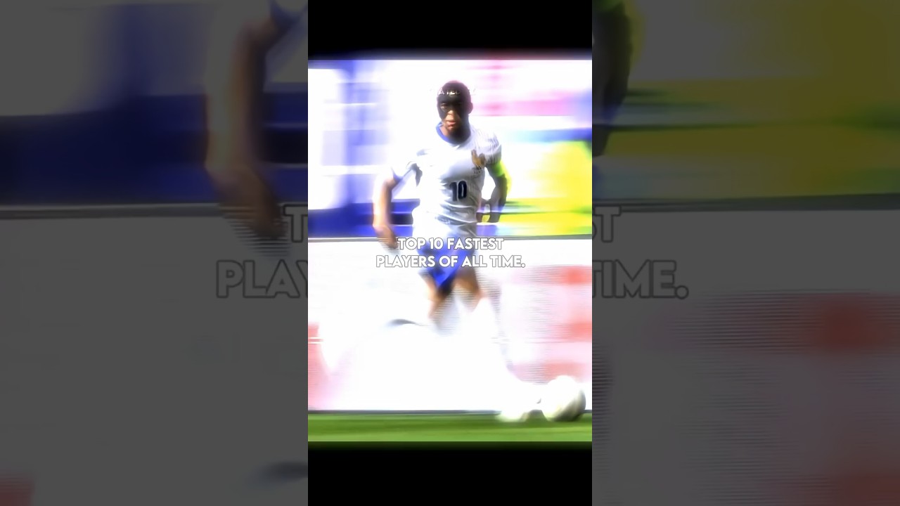 Top 10 Fastest Players Of All Time 💀🏃&zwj;♂️ || #football #edit #viral #shrots #fast