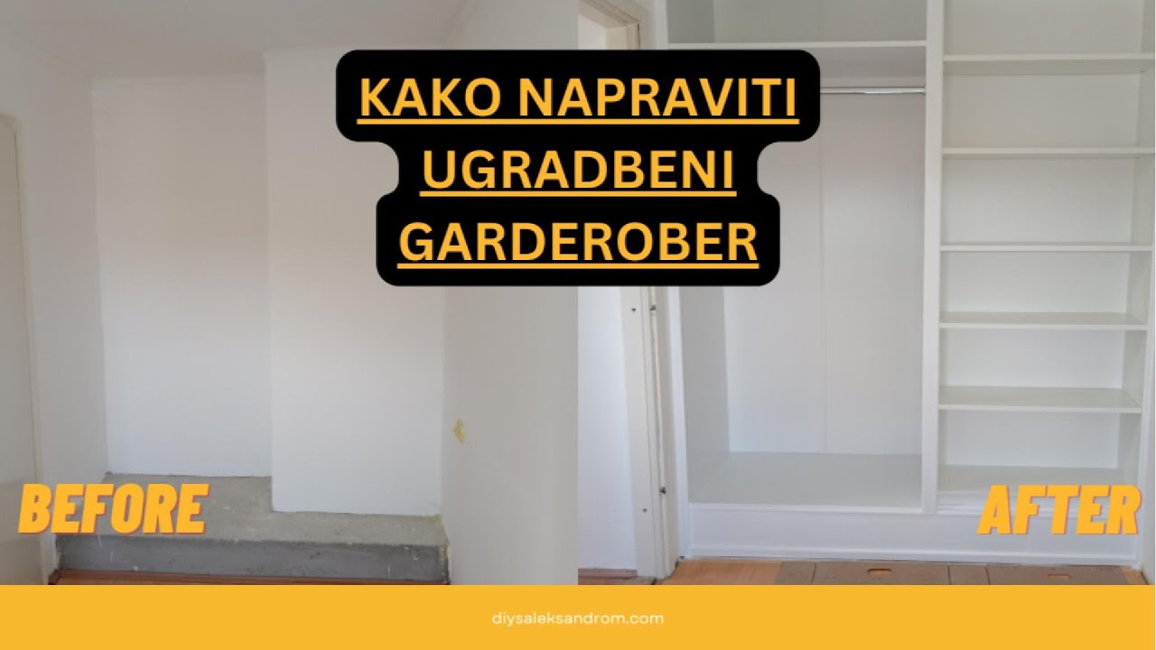 🌟 Kako Napraviti Ugradbeni Garderober - DIY Projekat 🌟